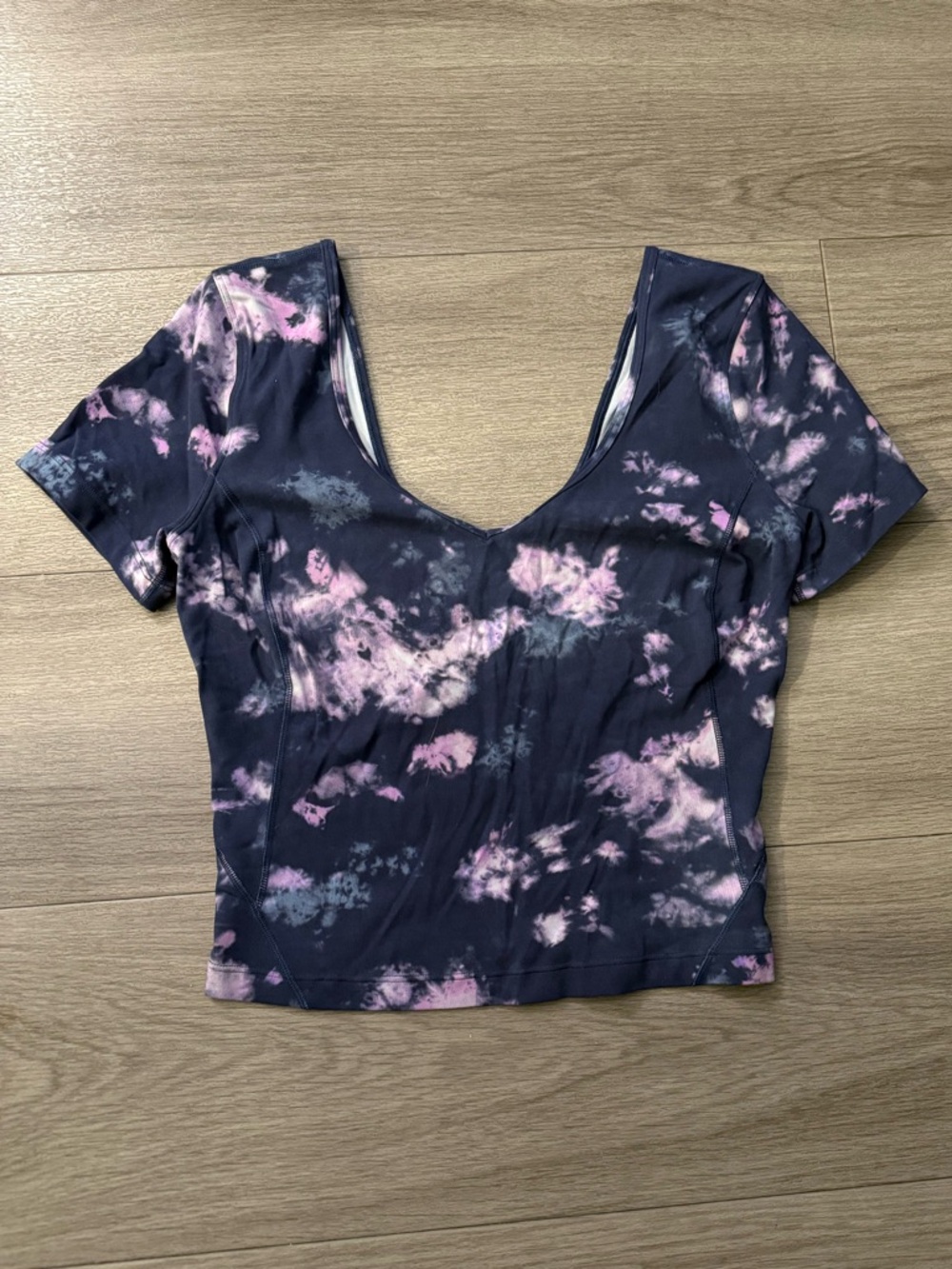 Lululemon tie-dye workout top